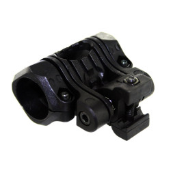 OT 0424 5 Positions Nylon Plastic Gun Mount for Flashlight DE [Black Eagle]