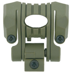 OT 0424 5 Positions Nylon Plastic Gun Mount for Flashlight DE [Black Eagle]