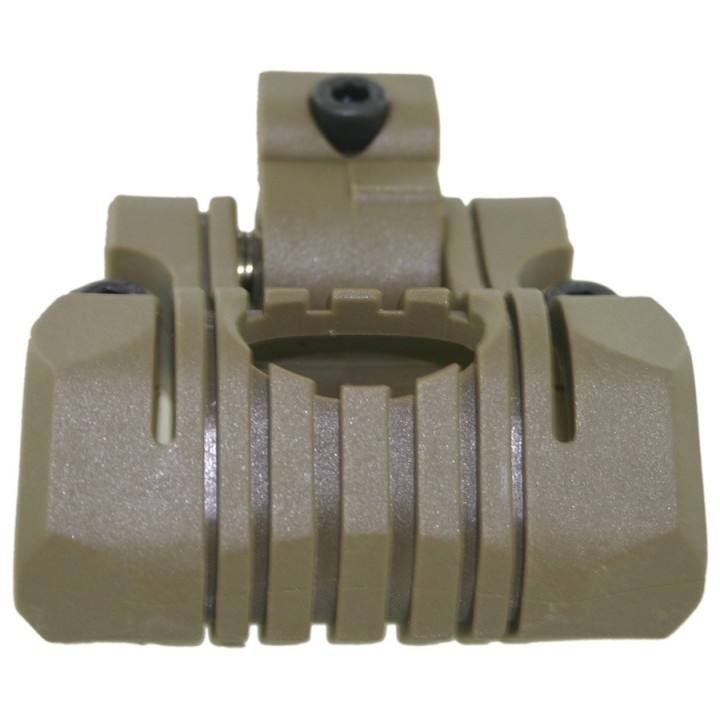 OT 0424 5 Positions Nylon Plastic Gun Mount for Flashlight DE [Black Eagle]