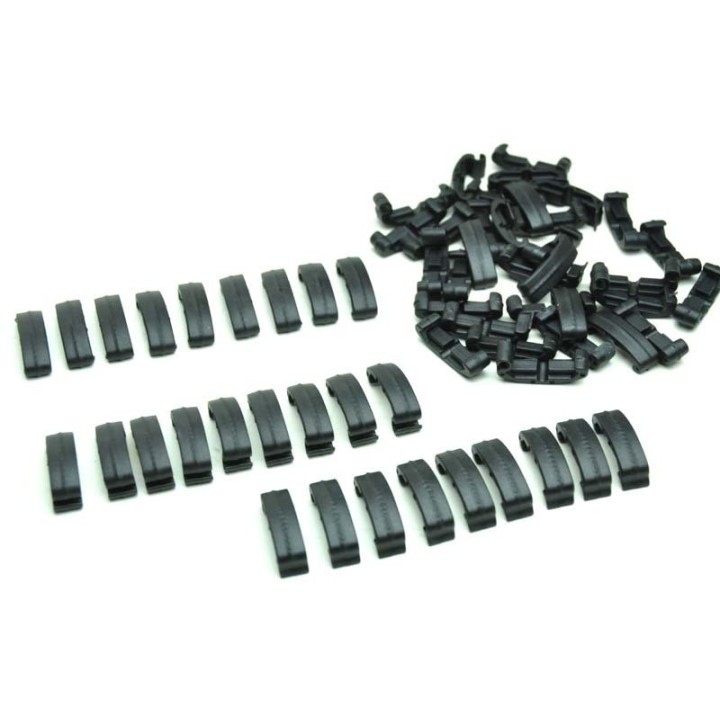 Black Eagle Clips, 60 Piece Set (BK) Rail cover