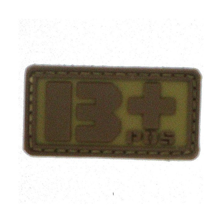 Patch PVC groupe sanguin B+ beige Gilets tactiques...