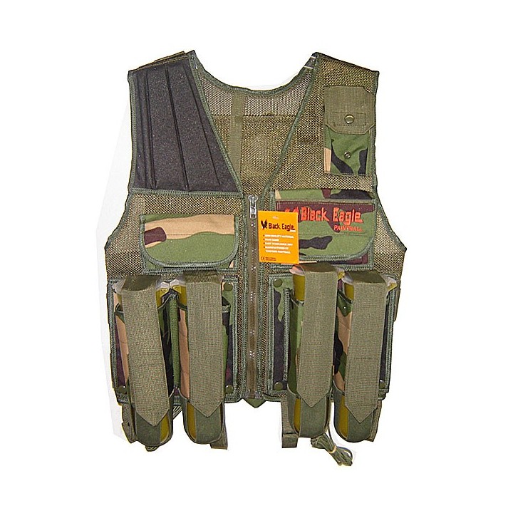 Veste Tactical Black Eagle Camo 2K13 - Poches gilet tactique