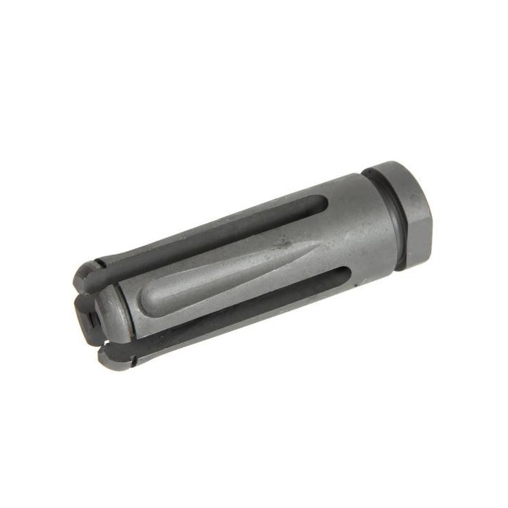 Acier cache flamme pour répliques M4/M16 - 14mm CW/CCW