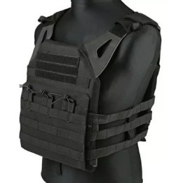 Gilet tactique type de saut - noir