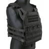 Gilet tactique type de saut - noir