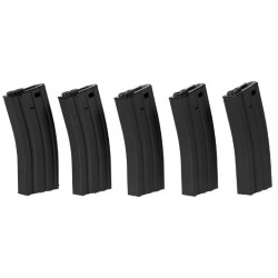 Hi-Cap 300 BB Magazine for M4/M16 Replique - black
