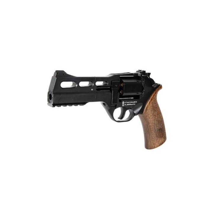 Pack Airsoft revolver CO2 CHIAPPA RHINO 50DS Noir + Co2 + billes + mallette