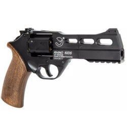 Pack Airsoft revolver CO2 CHIAPPA RHINO 50DS Noir + Co2 + billes + mallette