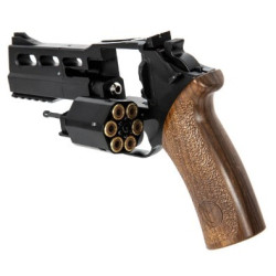 Pack Airsoft revolver CO2 CHIAPPA RHINO 50DS Noir + Co2 + billes + mallette