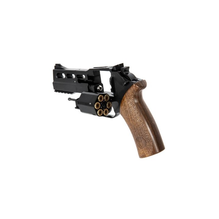 Pack Airsoft revolver CO2 CHIAPPA RHINO 50DS Noir + Co2 + billes + mallette