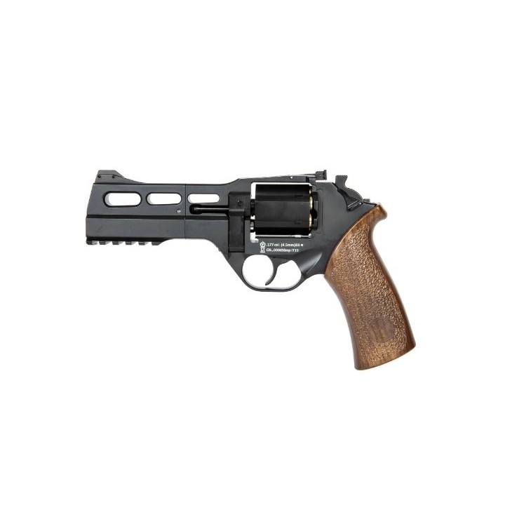Pack Airsoft revolver CO2 CHIAPPA RHINO 50DS Noir + Co2 + billes + mallette
