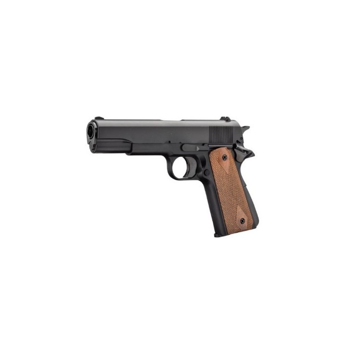 Pack GNB Gaz 1911 noir 0,5J + mallette + billes + gaz
