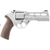 Pack Airsoft revolver CO2 CHIAPPA RHINO 50DS Silver + Co2 + billes + cible + mallette