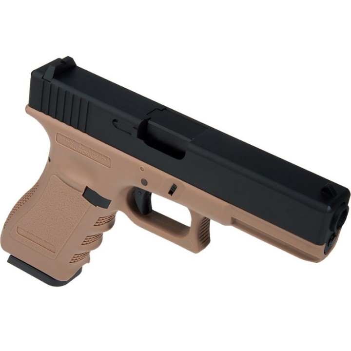 KJ WORKS GBB KP-18 TAN Culasse blowback métal réplique de poing CO2