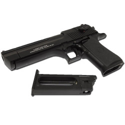 Réplique airsoft DESERT EAGLE CO2 6 mm C. Mobile 21 BB's (chargeur court)