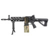Mitrailleuse Légère Airsoft G&G CM16 LMG - Soutien Feu 2500 Billes, Burst & Full Auto
