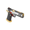 GBB HX2031 SEMI / FULL AUTO Noir & Chrome gaz 1.0J
