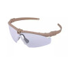 Lunettes tactiques - Tan/transparent