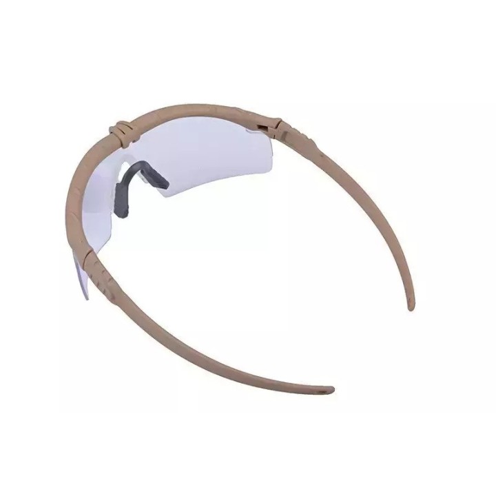 Lunettes tactiques - Tan/transparent