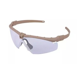 Lunettes tactiques - Tan/transparent