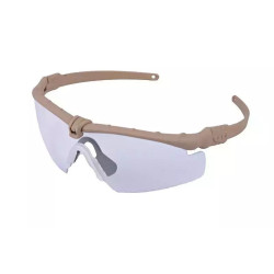 Lunettes tactiques - Tan/transparent