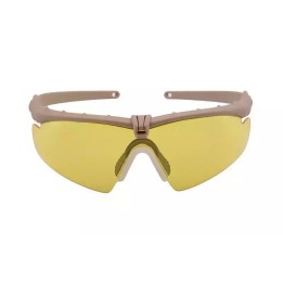 Lunettes tactiques - Tan / Yellow