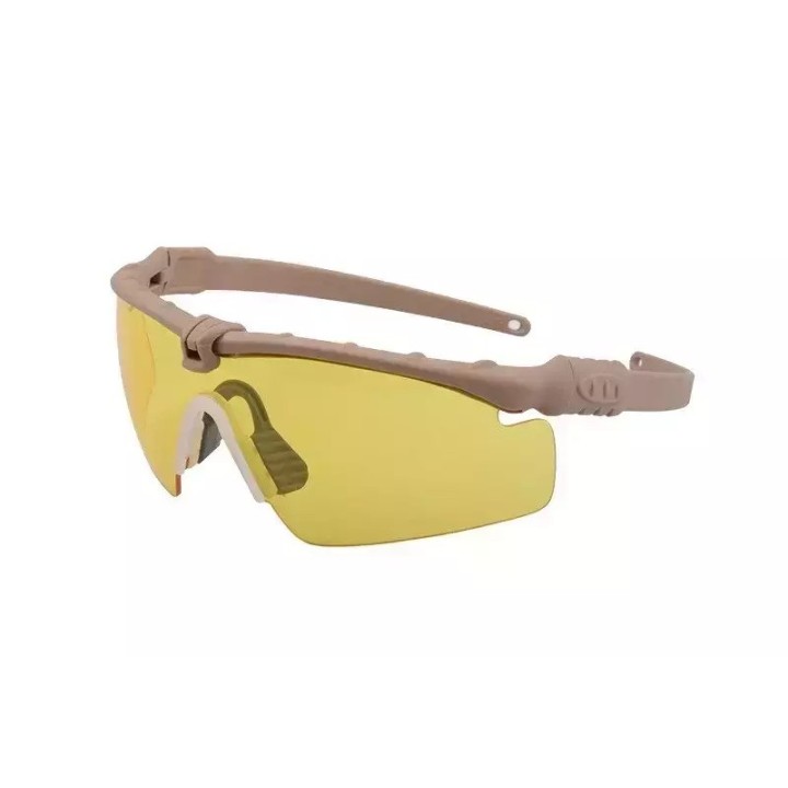 Lunettes tactiques - Tan / Yellow
