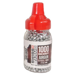 Package of 1000 steel airsoft bbs caliber 4.5mm .177...