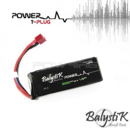 Balystik batterie lipo 7,4V 2000 mah 20C - 7.4V