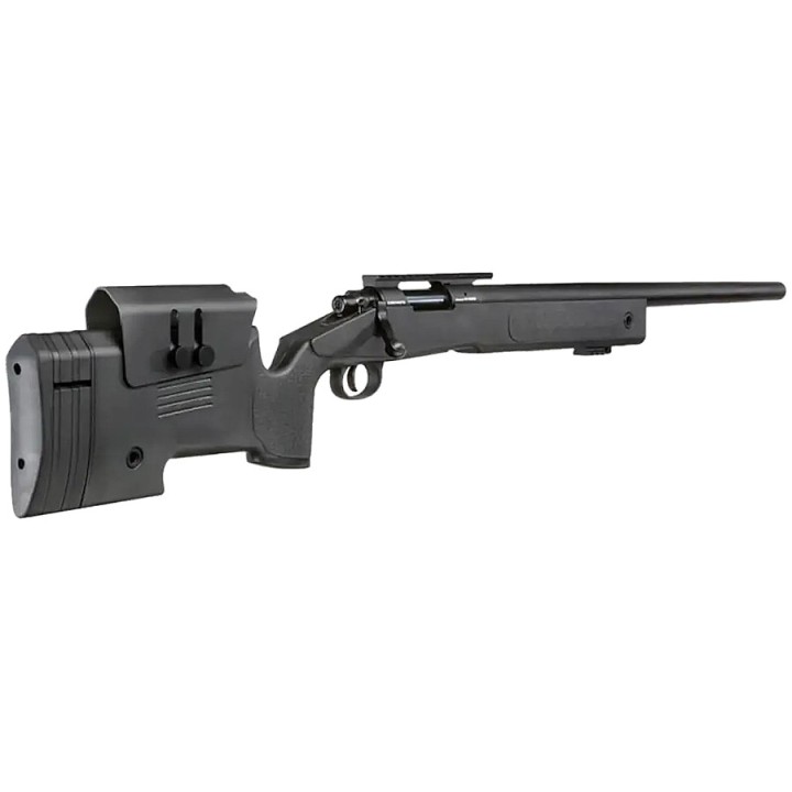 Sniper airsoft puissant FN SPR A2 Spring Black 6mm 30BBs 1.7J