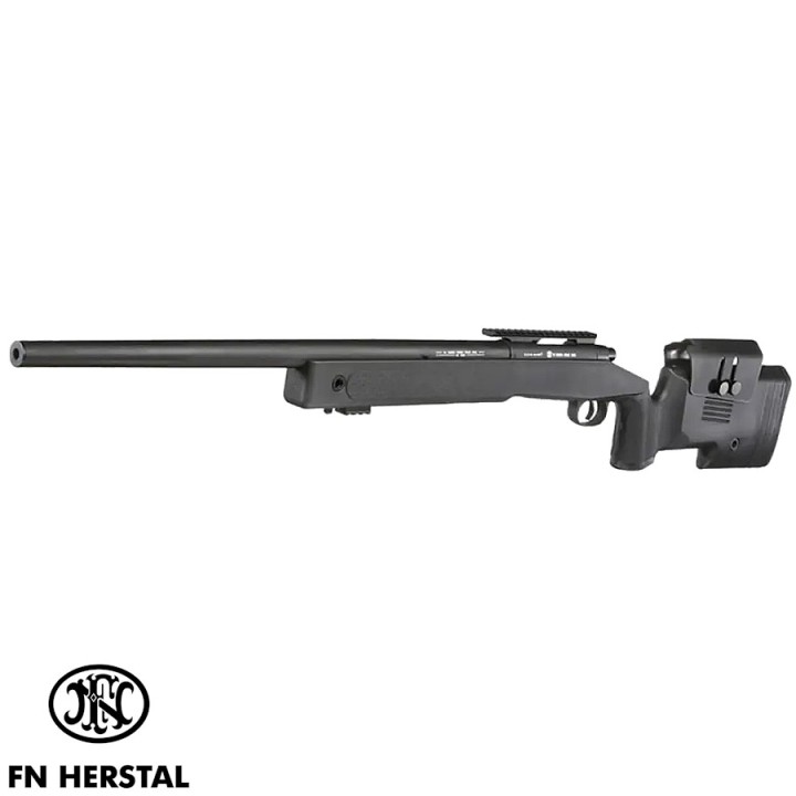 Sniper airsoft puissant FN SPR A2 Spring Black 6mm 30BBs 1.7J