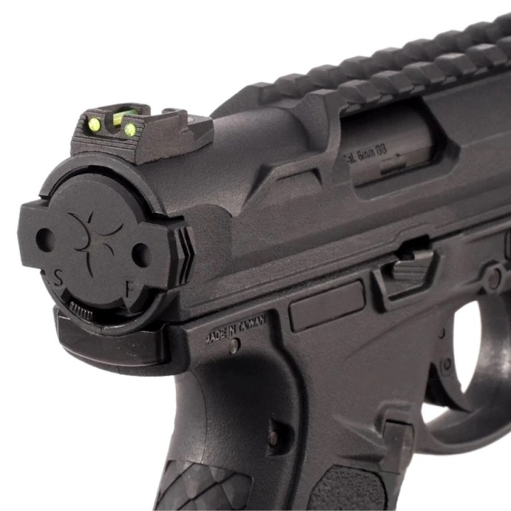pistolet airsoft précis hop-up réglable rail Picatinny