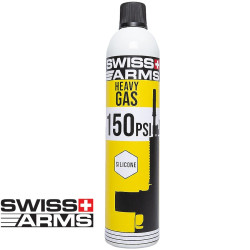 Lubricated Gas 150 PSI Airsoft Swiss Arms - Bolt...