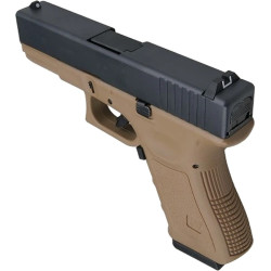 WE R19 tan GBB airsoft pistol - G19 model semi-auto