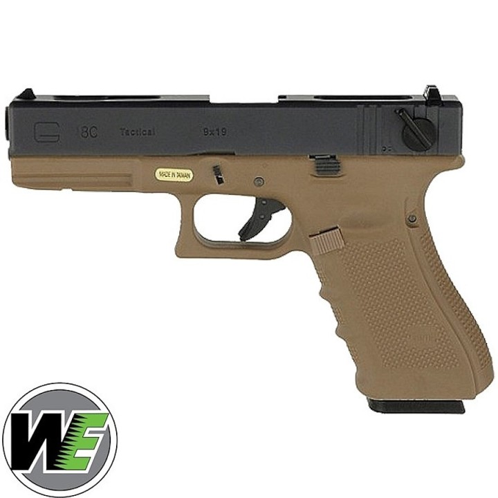 R18C Gen 3 WE Black Gaz - GBB / SMG