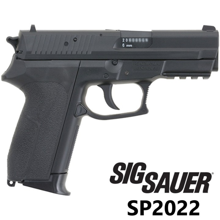 pistolet airsoft CO2 réaliste SP2022 type forces de l’ordre