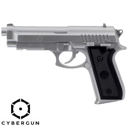CYBERGUN PT92 silver Co2 BAX 6mm tout metal 15BB's...