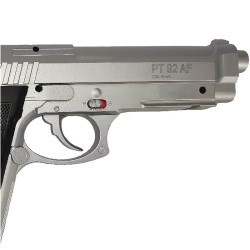 CYBERGUN PT92 silver Co2 BAX 6mm tout metal 15BB's 0,9 J