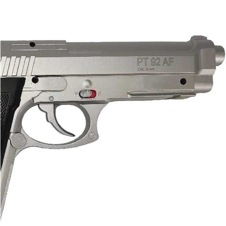 CYBERGUN PT92 silver Co2 BAX 6mm tout metal 15BB's 0,9 J