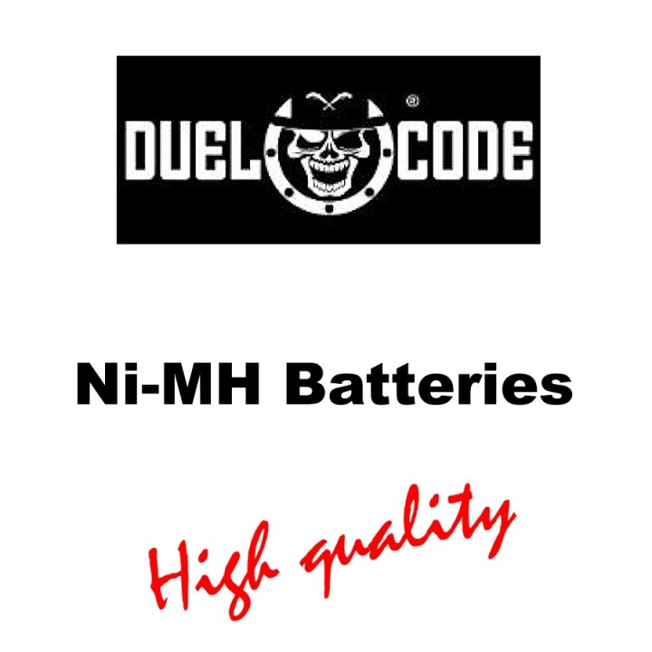 BATTERIE NI-MH 8.4V 1600MAH DUEL CODE