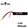 7.4V 800mAh Li-Po rechargeable battery for AEG Airsoft Replica