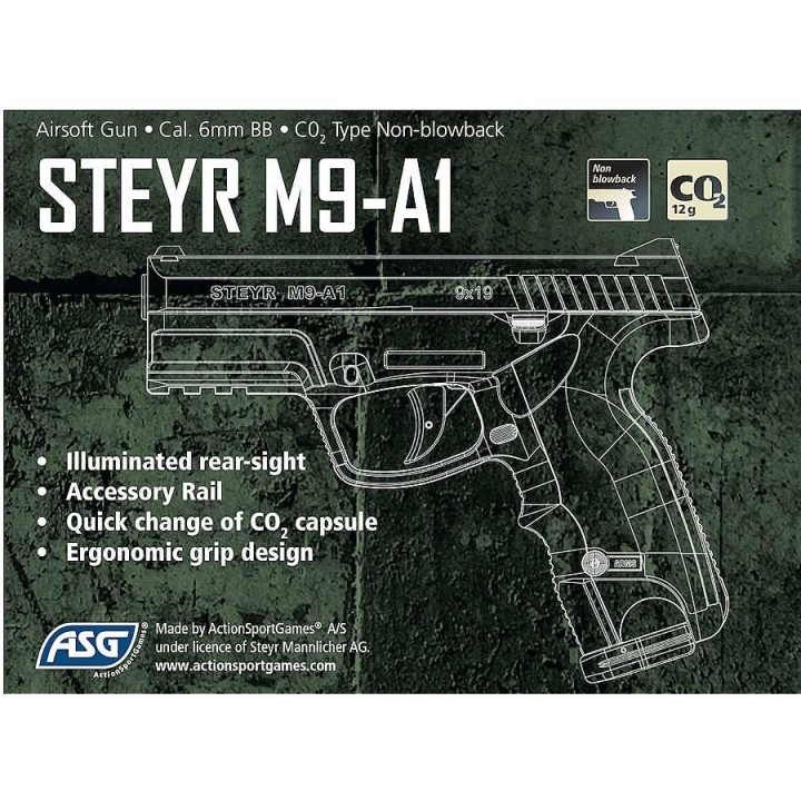 Répilque de poing, CNB, SL, Styer M9-A1