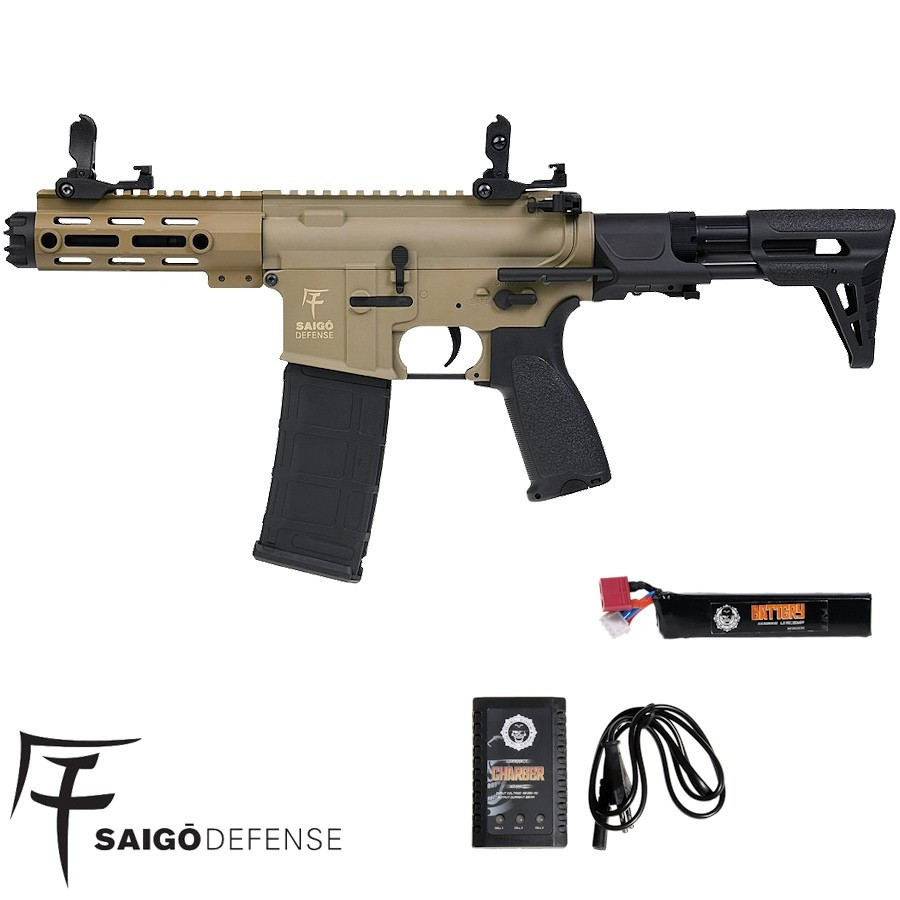 Réplique Airsoft M4 Saigo Ronin Tan AEG