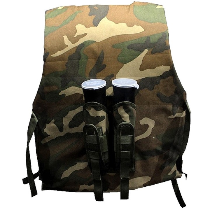 veste réversible ×gilet de combat couleur Camouflage et Noir