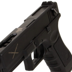 Pistolet airsoft robuste métal et ABS Yakuza AEP