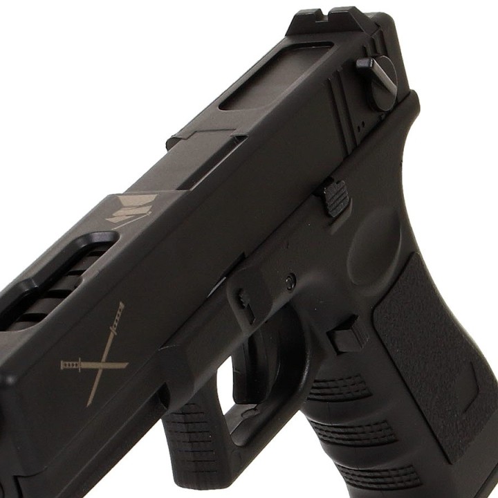 Pistolet airsoft robuste métal et ABS Yakuza AEP