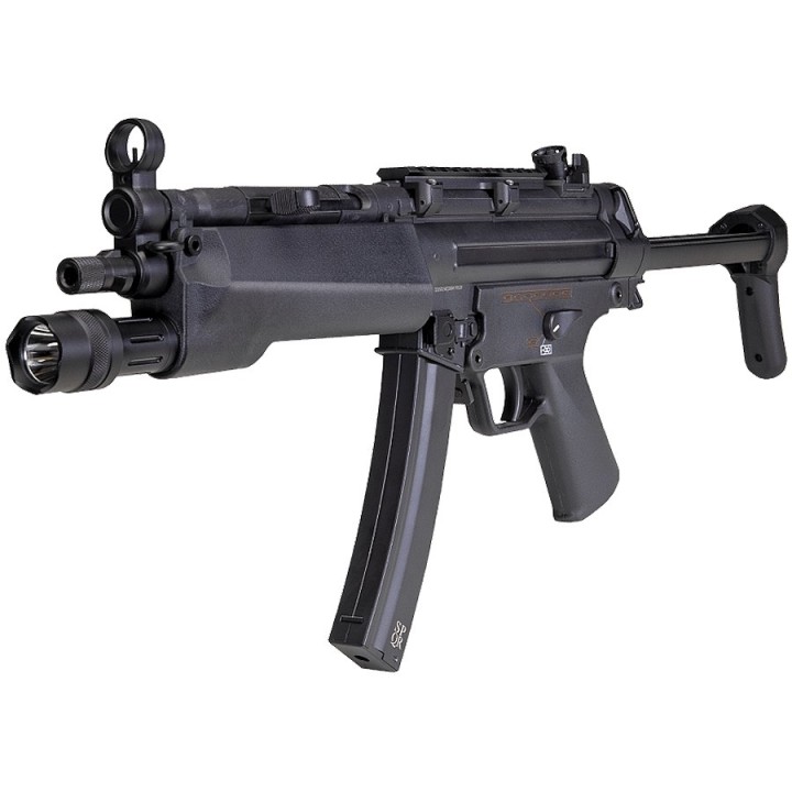 MP5 AEG Replica with Tactical Light and Mosfet Performance