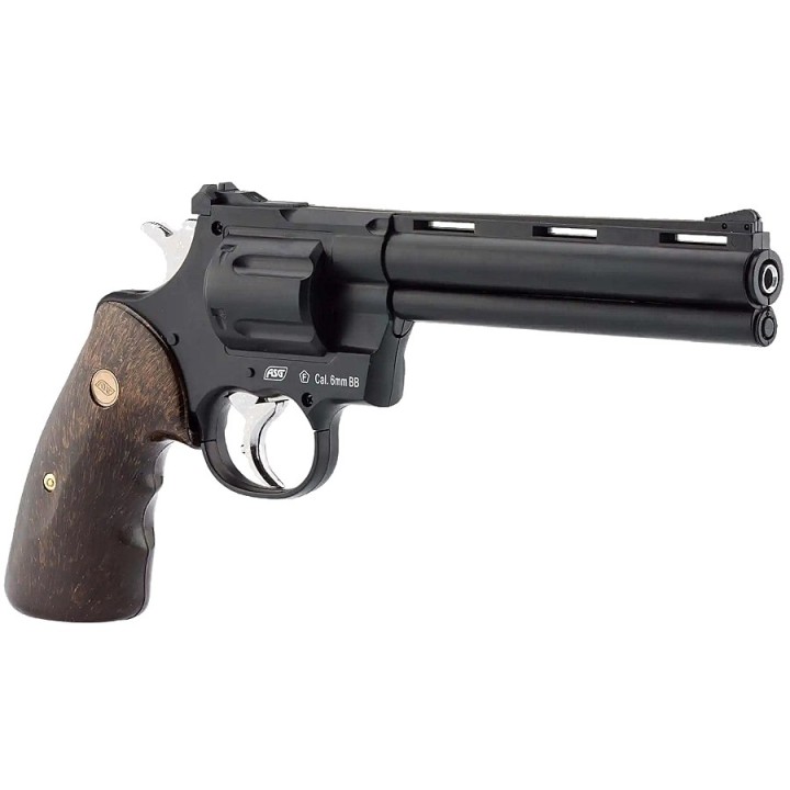 Realistic CO2 Airsoft 357 Magnum Pistol, 12 BB Magazine