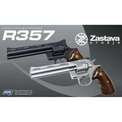 Airsoft pistol 357 Magnum 6mm gas with 12-round magazine