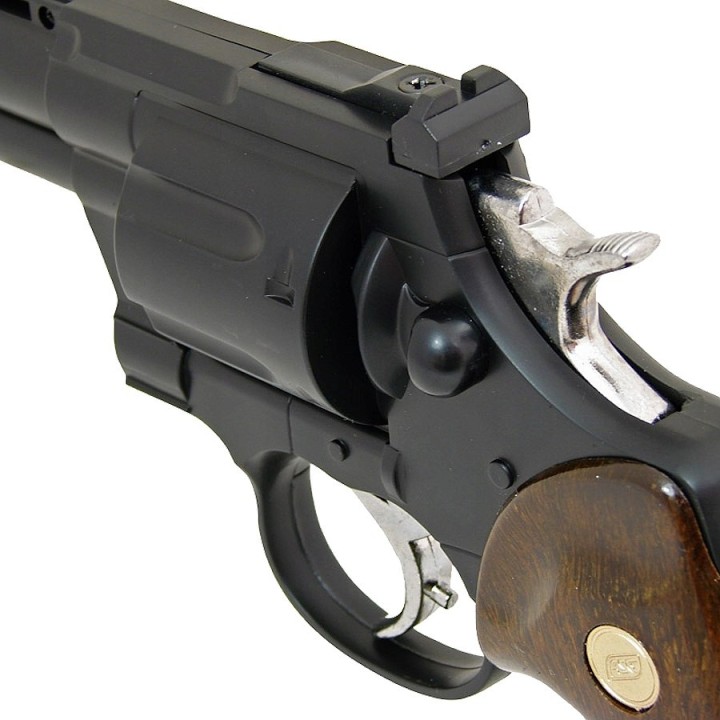 Realistic CO2 Airsoft 357 Magnum Pistol, 12 BB Magazine